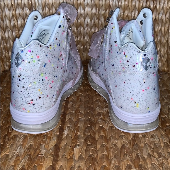 ❣️SOLD!❣️YRU Qozmo Aiire Confetti Sneakers 8M - Picture 4 of 8